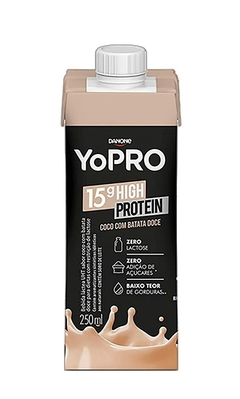 Yopro 15g High Protein Sabor coco com batata doce 250ml