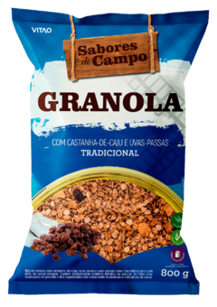 Granola com castanha de caju e uva passa Sabores do Campo 200g na internet