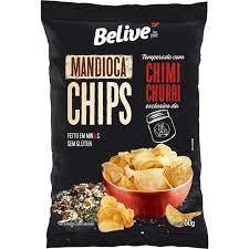 Chips de mandioca temperada com Chimi churri Belive 35g