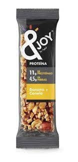 Barra proteica de banana com canela &Joy 35g