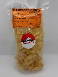 Chips de mandioca com queijo parmesão 120g