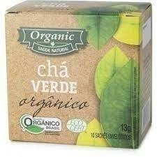 Chá verde organic 10 sachês