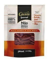 Massa Penne cenoura/ batata doce/ cúrcuma e chia 300g - comprar online