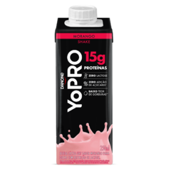 Yopro de morango 15g de proteína 250ml