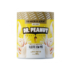 Pasta de amendoim Leite em Pó com Whey Protein Dr Peanut 600g