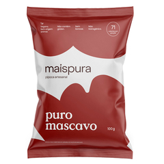 Pipoca artesanal Mais Pura puro mascavo 100g