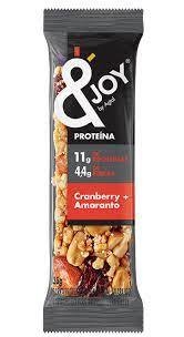 Barra proteica de Cranberry e amaranto &Joy 35g