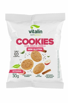 Cookies de chia, maçã e canela Vitalin 30g