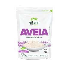 Farinha de aveia Sem Glúten Vegano Integral Vitalin 200g