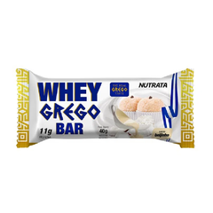 Barra Whey grego Nutrata Beijinho 40g