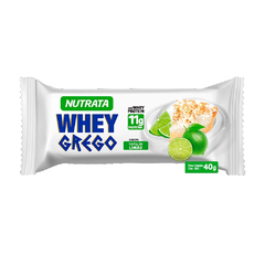 Barra whey grego torta de limão Nutrata 40g