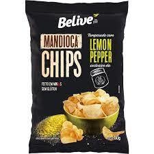 Chips de mandiocatemperda com lemon peper Belive 35g