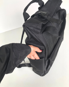 Mini Mochila Komodo | Preta - Fole Atelier