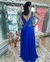 VESTIDO DE FESTA AZUL ROYAL BORBOLETA - comprar online