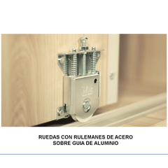 Placard Premium Con 2 Puertas Corredizas 1.80x1.80 Blanco - Amuebla