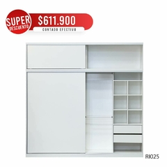 Placard Premium Con 4 Puertas Corredizas 2.40x2.35 Blanco