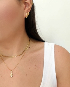 CHOKER LAMINADA BANHO OURO 18K - BONNIE na internet