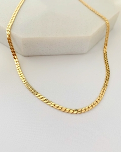 CHOKER LAMINADA BANHO OURO 18K - BONNIE