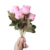 Flores Artificiais Buque De Rosas Cor Rosa 7 Ramos C/ Folhas na internet