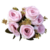 Flores Artificiais Buque De Rosas 7 Ramos C/ Folhas Cor Rosa - Corais do Acuípe │Mesa Posta