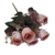 Flores Artificiais Buque De Rosas Cor Chá 7 Ramos C/ Folhas na internet
