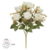 Flores Artificiais Buque Rosas 7 Ramos C/ Folhas Creme 31cm - comprar online