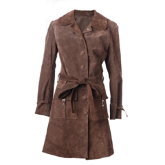 Trench coat camurça