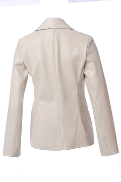 blazer feminino de couro legitimo