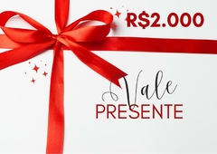 Vale-presente virtual de R$2000