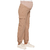 Pantalon cargo de gabardina elastizada - BEIGE - tienda online