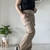 Pantalon cargo de gabardina elastizada - BEIGE en internet