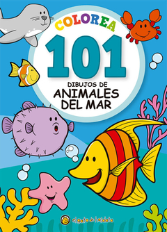 COLOREA 101 DIBUJOS DE ANIMALES DEL MAR