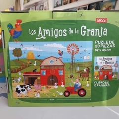 PUZLE GIGANTE Y LIBRO: LOS AMIGOS DE LA GRANJA - comprar online