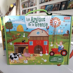 PUZLE GIGANTE Y LIBRO: LOS AMIGOS DE LA GRANJA