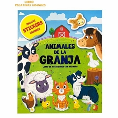 LIBRO DE ACTIVIDADES ANIMALES DE LA GRANJA CON STICKERS