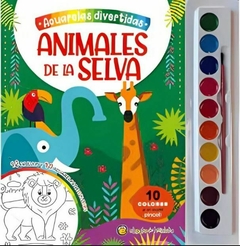 ACUARELAS DIVERTIDAS: ANIMALES DE LA SELVA