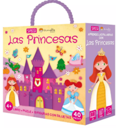 LAS PRINCESAS LIBRO+ PUZLE SASSI