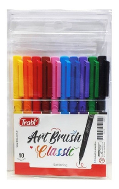 Marcador Trabi Art Brush x 10 Classic