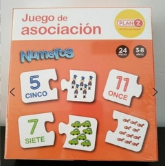 JUEGO DE ASOCIACION:NUMEROS