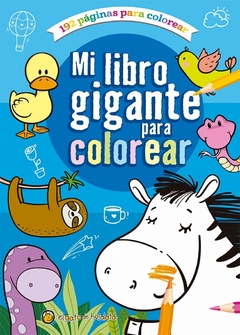 MI LIBRO GIGANTE PARA COLOREAR: AZUL