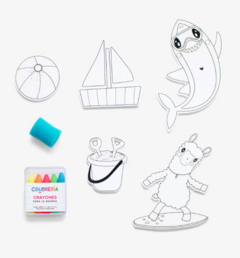 BEACH SET - ANIMALES PARA PINTAR