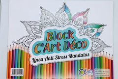 BLOCK C'ART DÈCO LINEA ANTI-STRESS MANDALAS