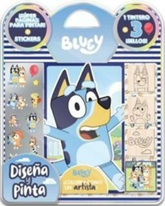 DISEÑA Y PINTA- MI LIBRO DE ARTISTA BLUEY