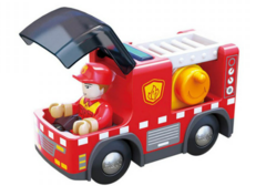 CAMION DE BOMBEROS CON SIRENA-HAPE