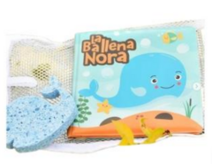 BALLENA NORA, LA - LIBRO PARA BAÑO + ESPONJA