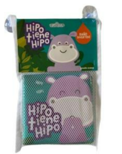 HIPO TIENE HIPO - LIBRO PARA BAÑO + ESPONJA