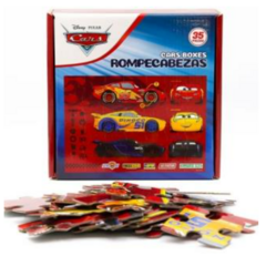 ROMPECABEZA 35 PIEZAS - CARS BOXES - CARS DISNEY