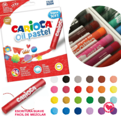 CRAYONES CARIOCA OLEO PASTEL X24