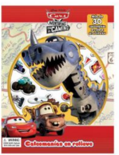 DISNEY CARS AVENTURAS-CALCOMANIAS EN RELIEVE