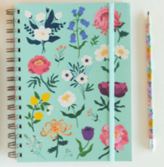 CUADERNO GRANDE FLORAL